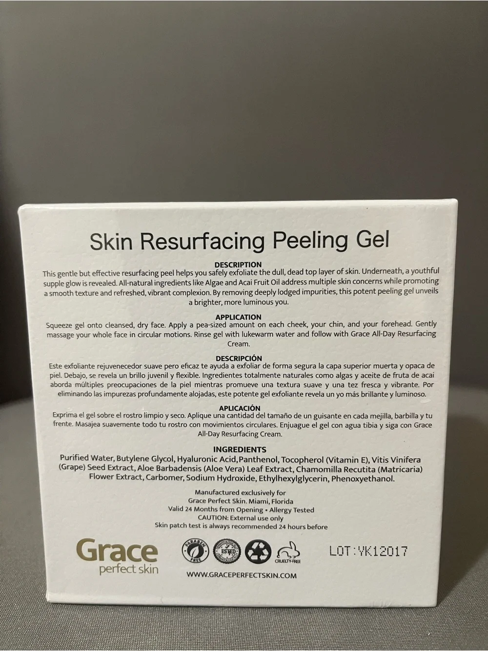Grace Skin Resurfacing Peeling Gel — Luxurious spa quality - Picture 6 of 6